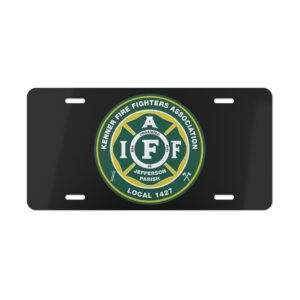 Kenner Fire Fighters Vanity Plate