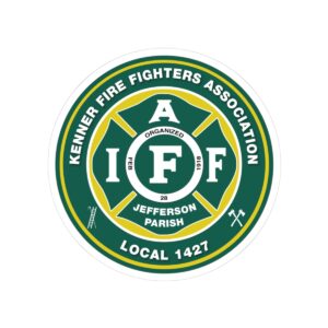 Kenner Firefighters Association Sticker
